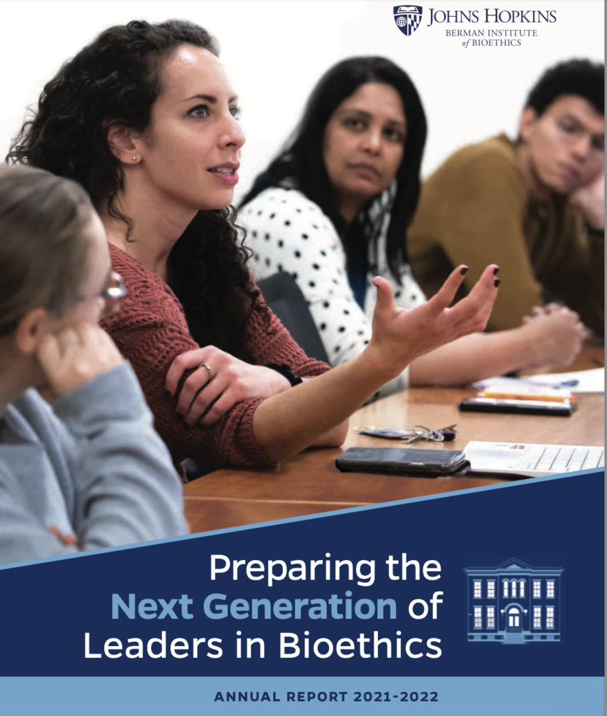 Annual Reports - Johns Hopkins Berman Institute Of Bioethics